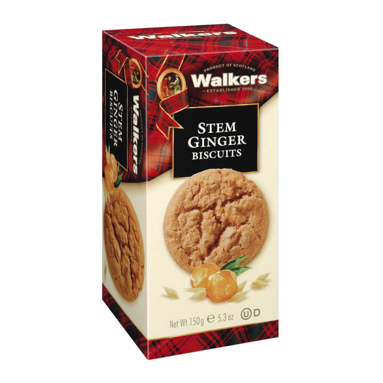 Walkers Shortbread Ltd. – Stem Ginger Biscuits 150g